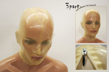 Latexmaske 3-Part - Ergonomisch mehrteilig