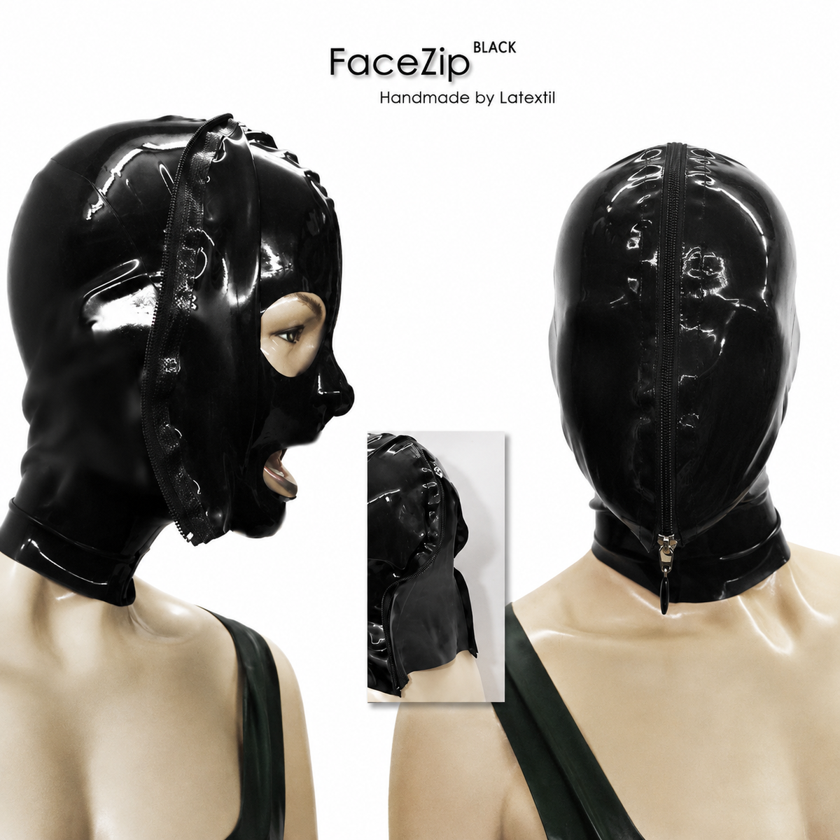 Masque en latex « Face View »
