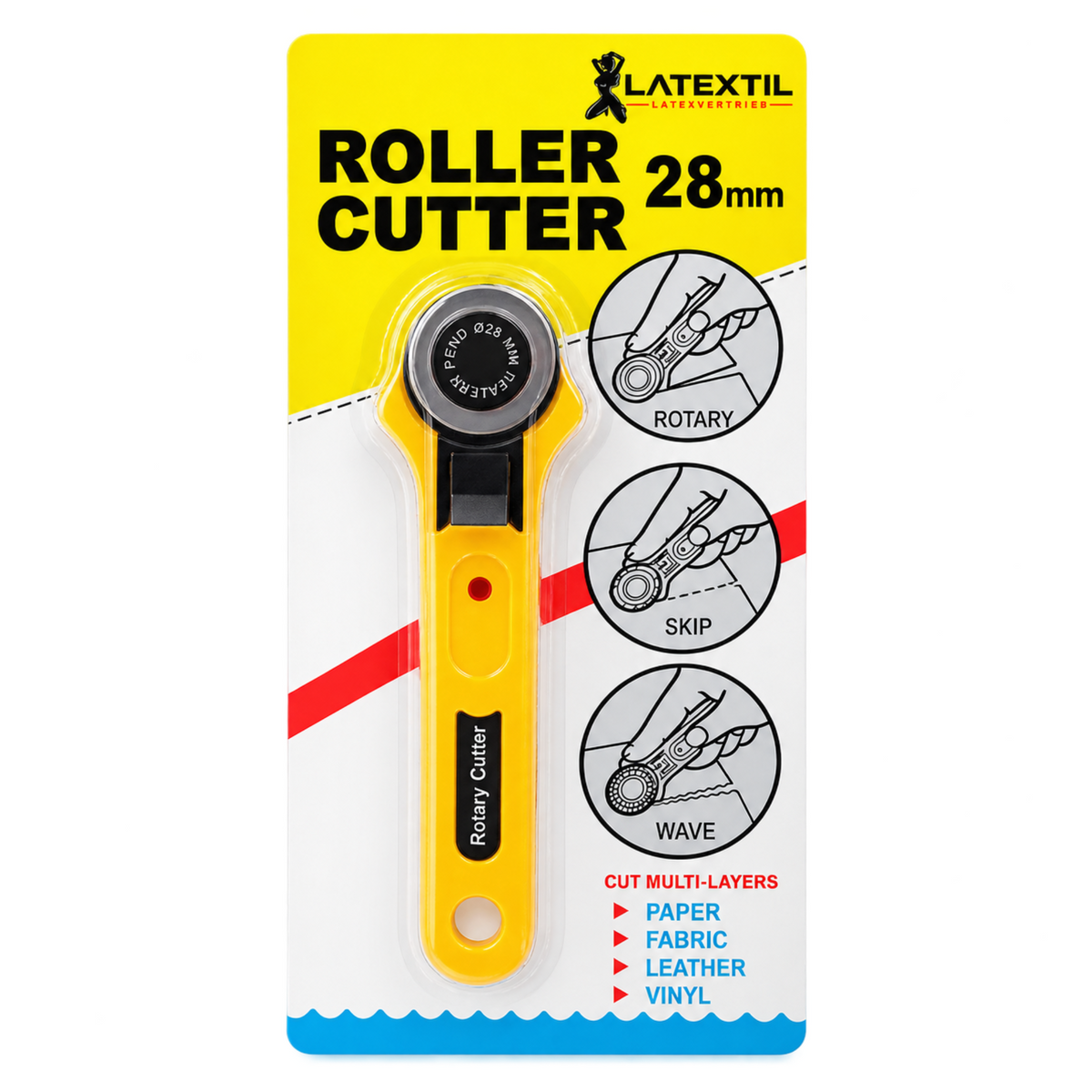 Latex Rollschneider 28mm & 45mm