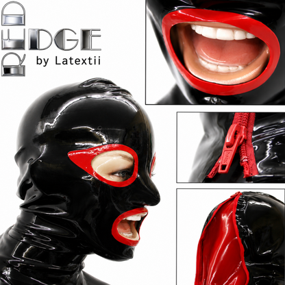 Masque en latex « Red Edge »