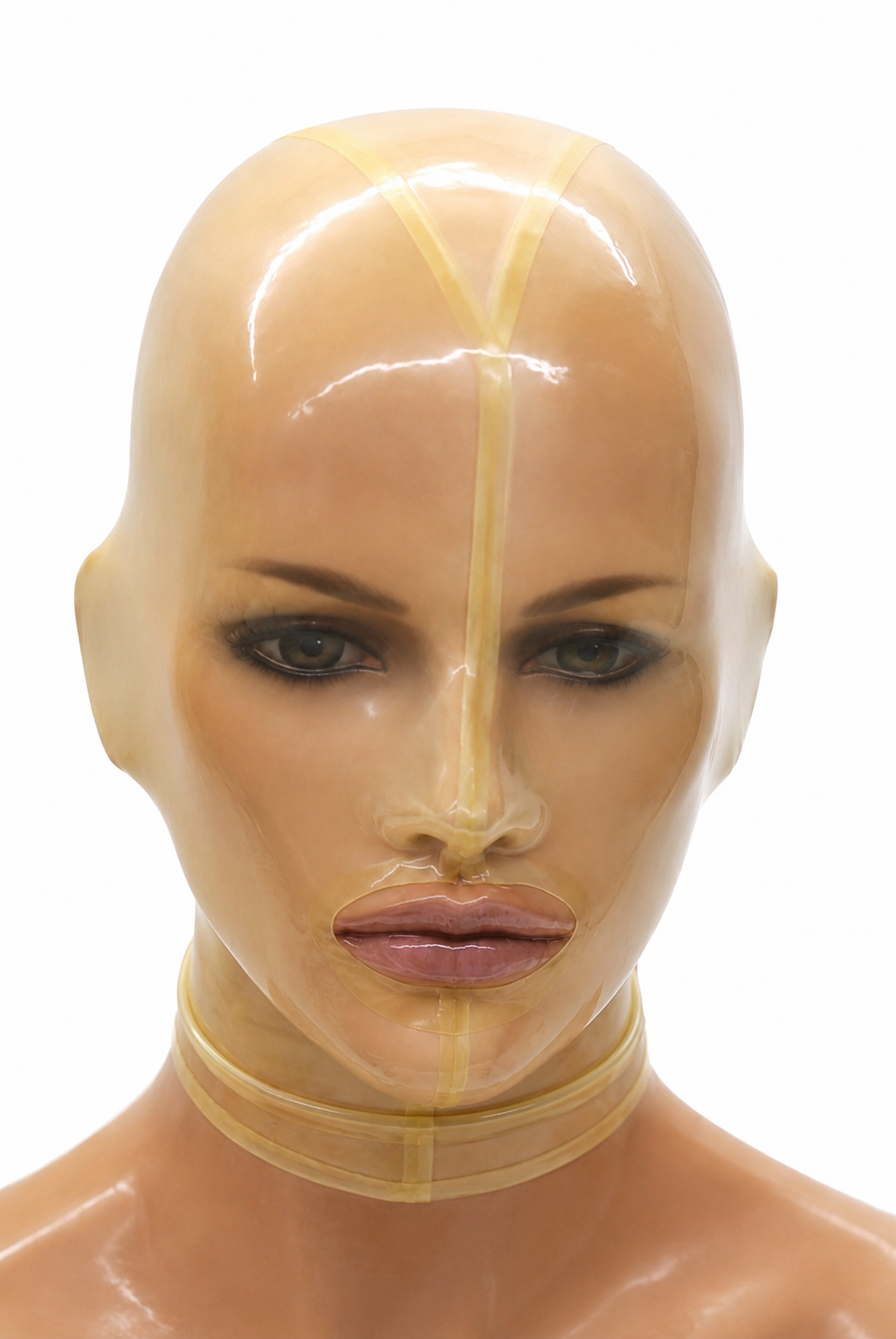Latex Mask 3-Part - Ergonomically multi-part