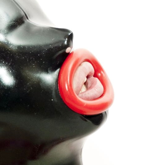 Latexmaske "Big Lips“