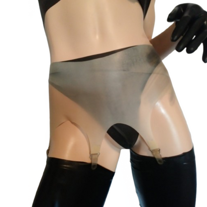 Porte-jarretelles en latex