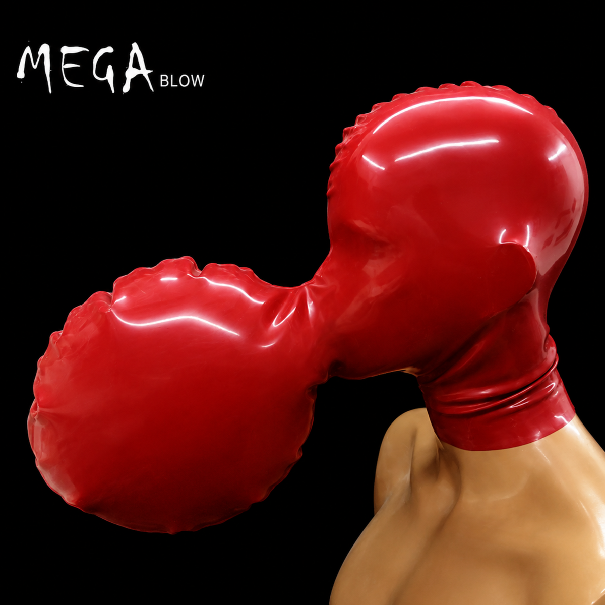 Masque en latex « Mega Blow »