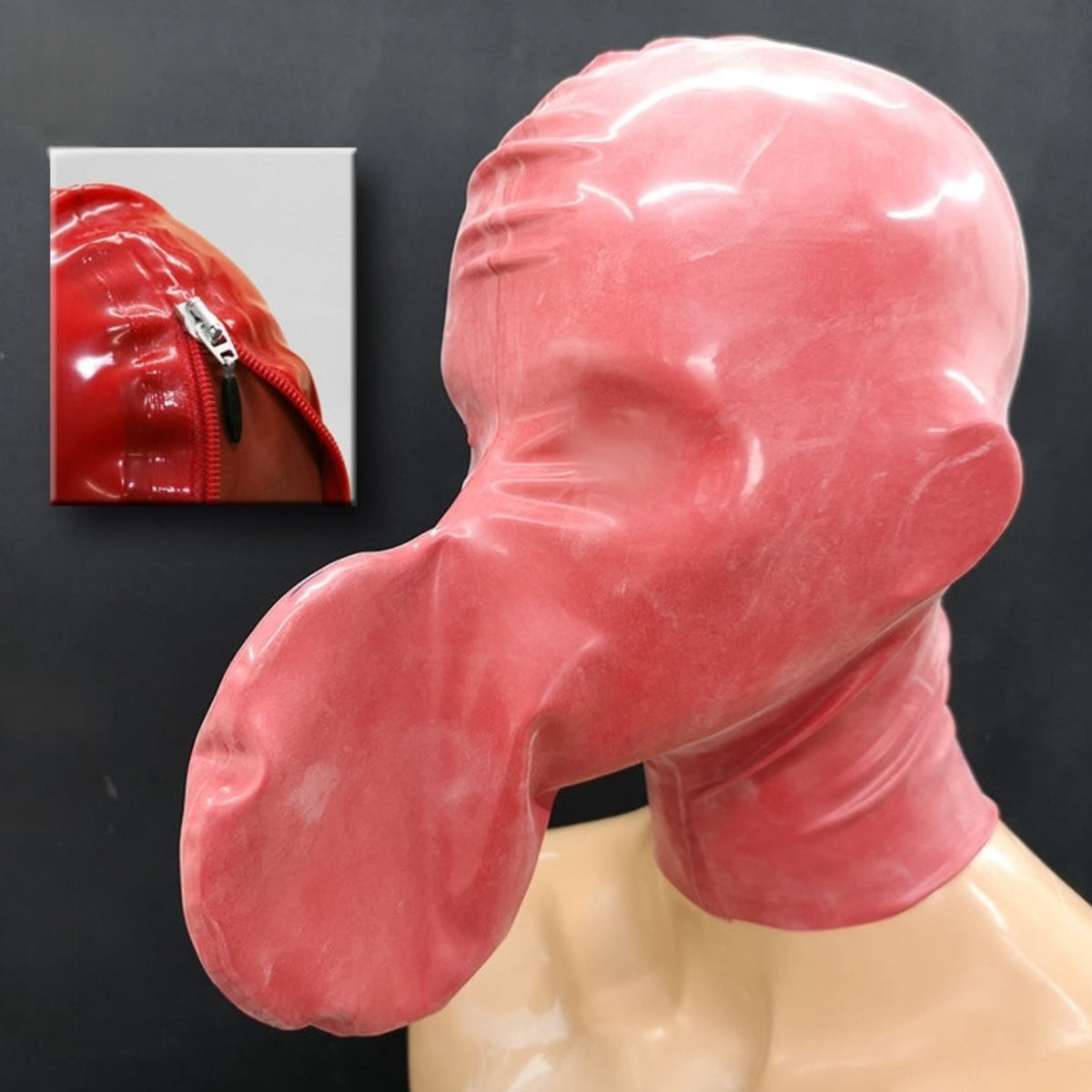 Masque en latex "Half Blow"