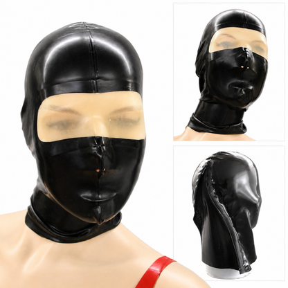 Masque en latex « Bouche fermée trans »