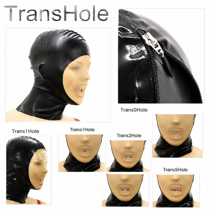 Masque en latex « Trans Hole »