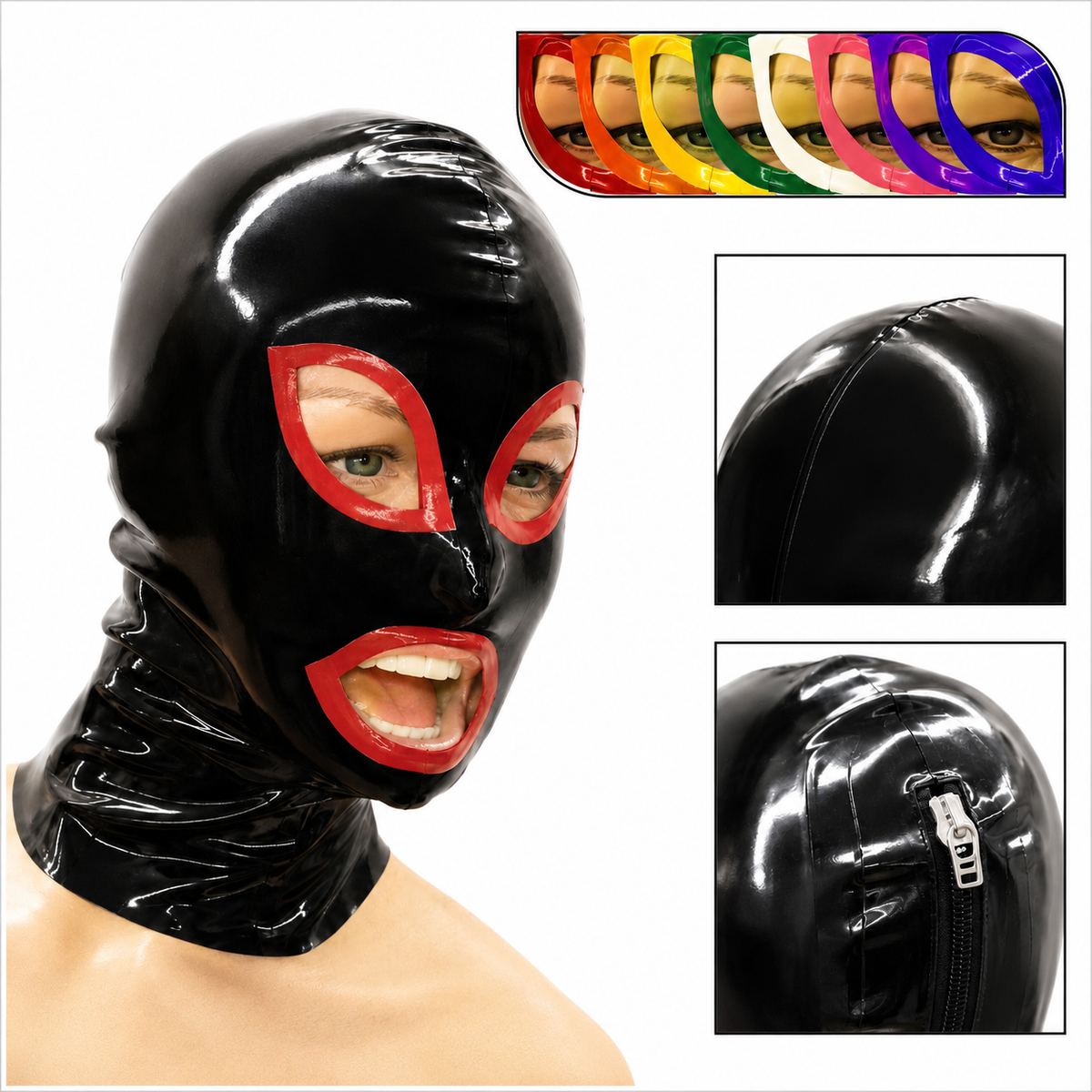 Masque en latex « Stripe Color DIY »