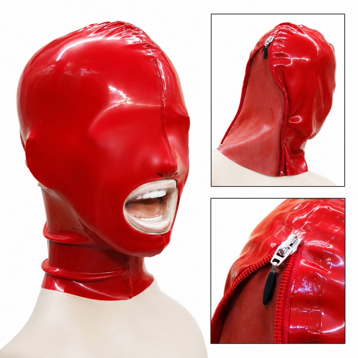 Masque en latex « Bouche seulement »