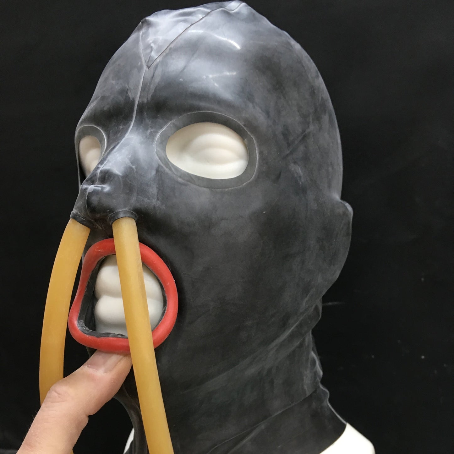 Masque en latex "Sonde nasale"