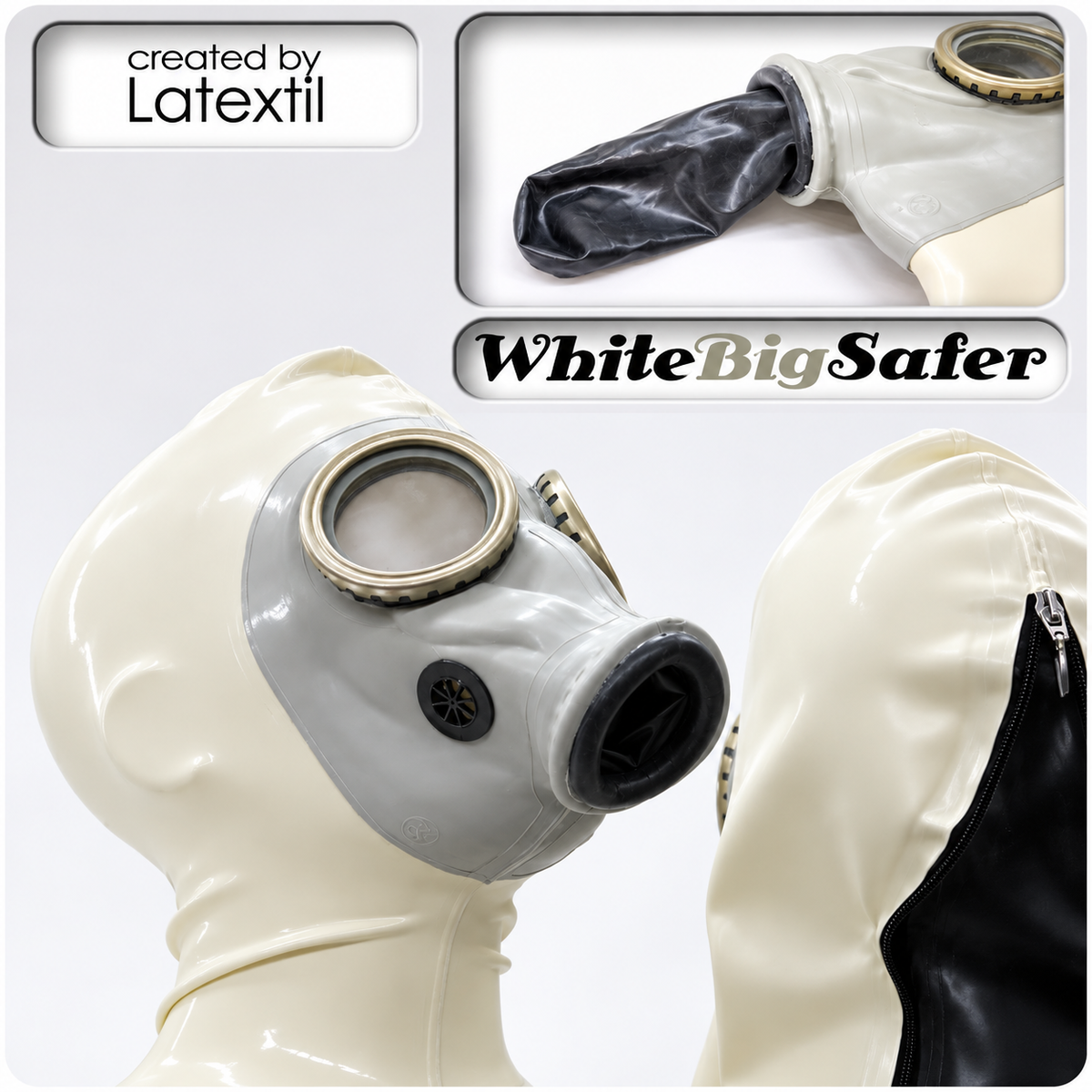 Masque en latex « Big Gas Safer 6 »