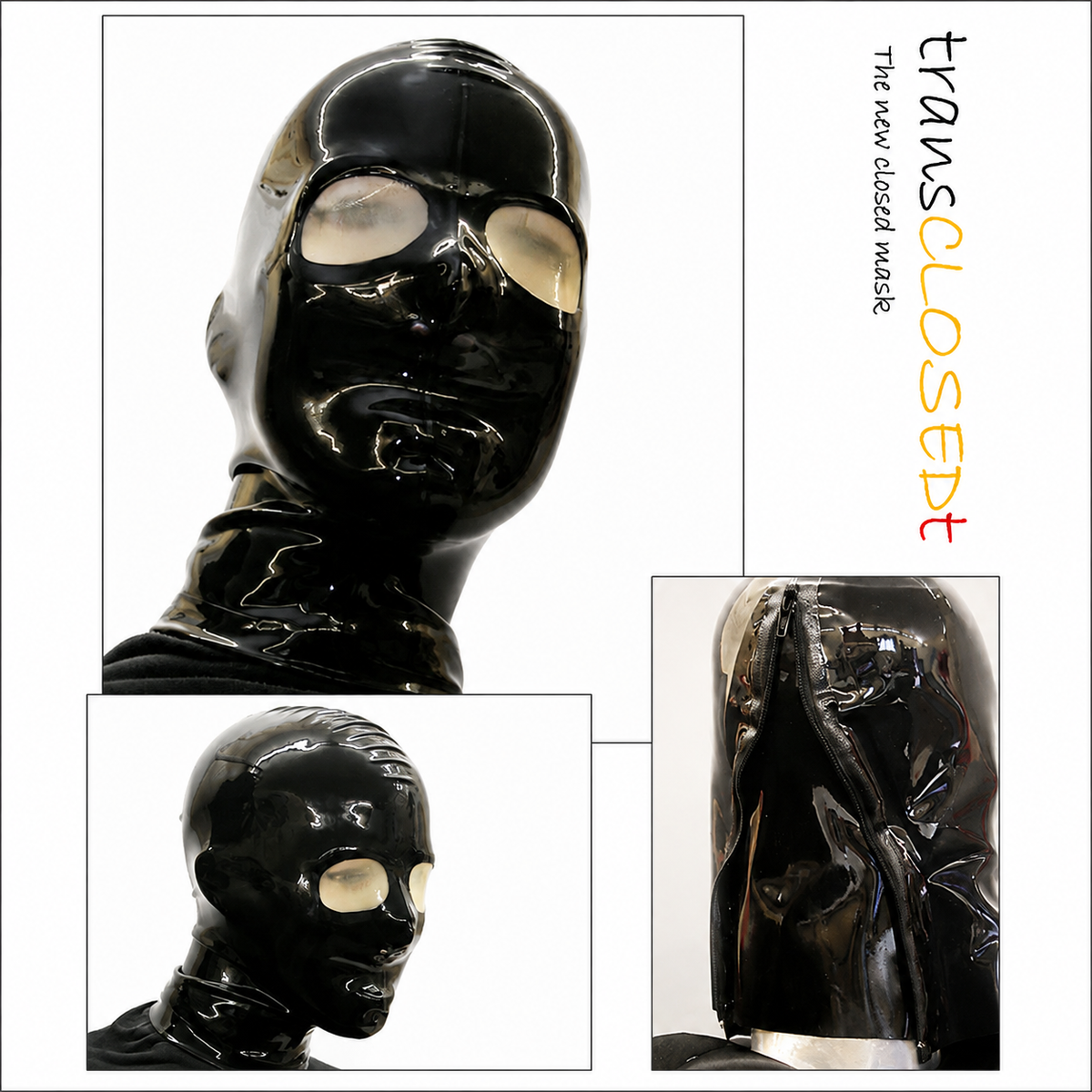 Masque en latex « Trans Closed T »