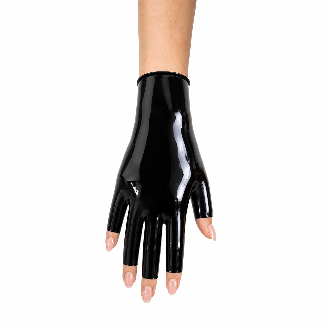 Latex Open Nails Handschuhe kurz | 3 Farben