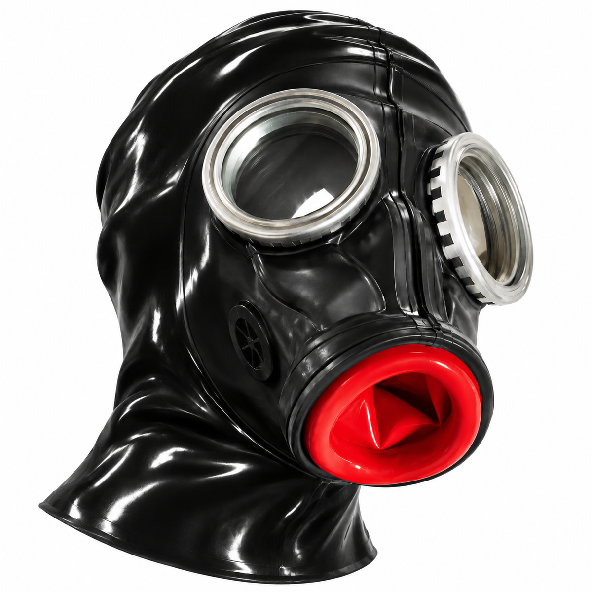 Latexmaske "Big Gas Safer 6 Black“