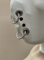 Latex Mask "Two Rings"