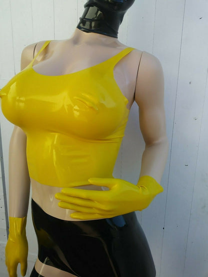 Latex BH lang mit Cups (Bra long)