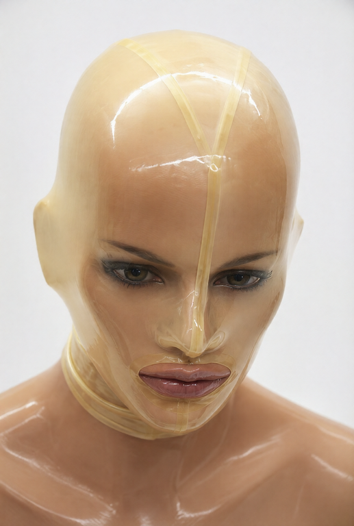 Latex Mask 3-Part - Ergonomically multi-part