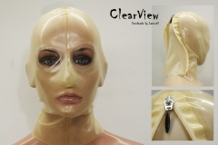 Latexmaske "Clear View“