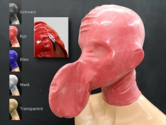 Latexmaske "Half Blow“